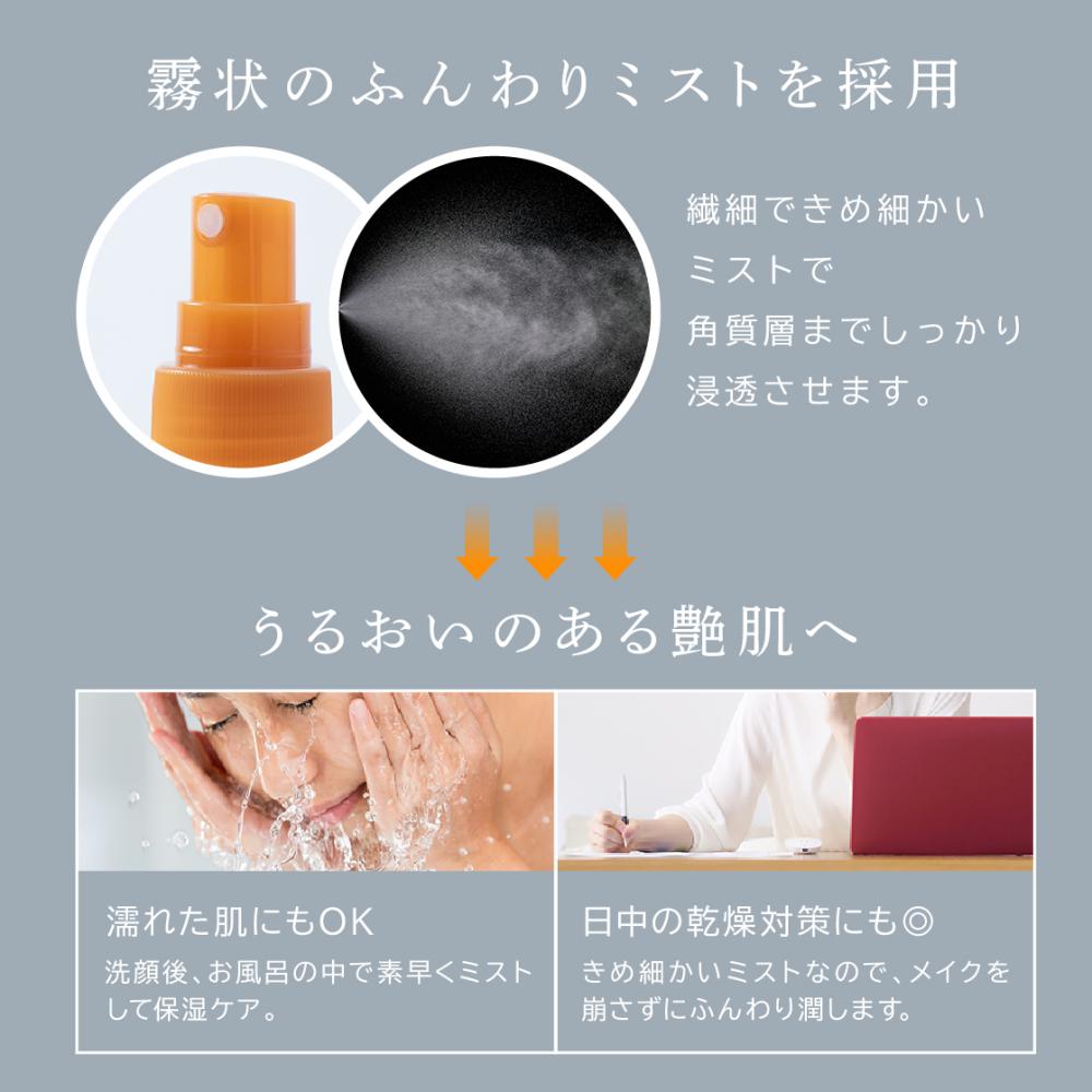 しっとり艶肌へ導く2層式ミスト化粧水【HandyFit オイルミスト